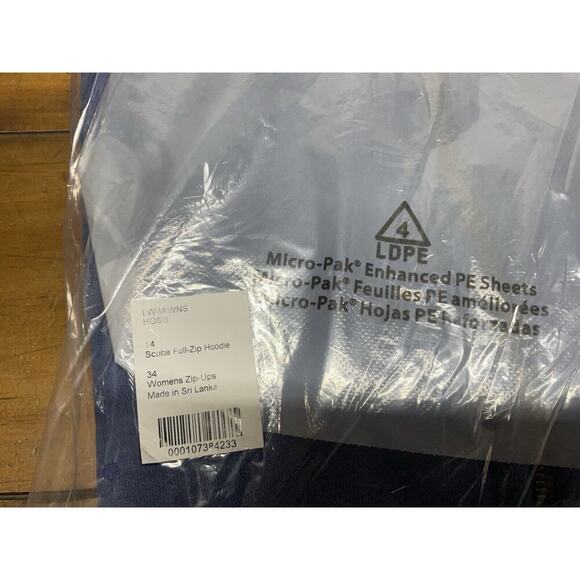 Lululemon Scuba Full-Zip Hoodie Heathered Oasis Blue Size 14 NWT - Picture 5 of 7